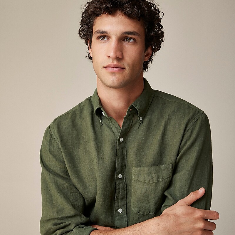 Distressed Fatigue J.Crew Baird McNutt Irish linen shirt | J.Crew Factory | XJTGO1846