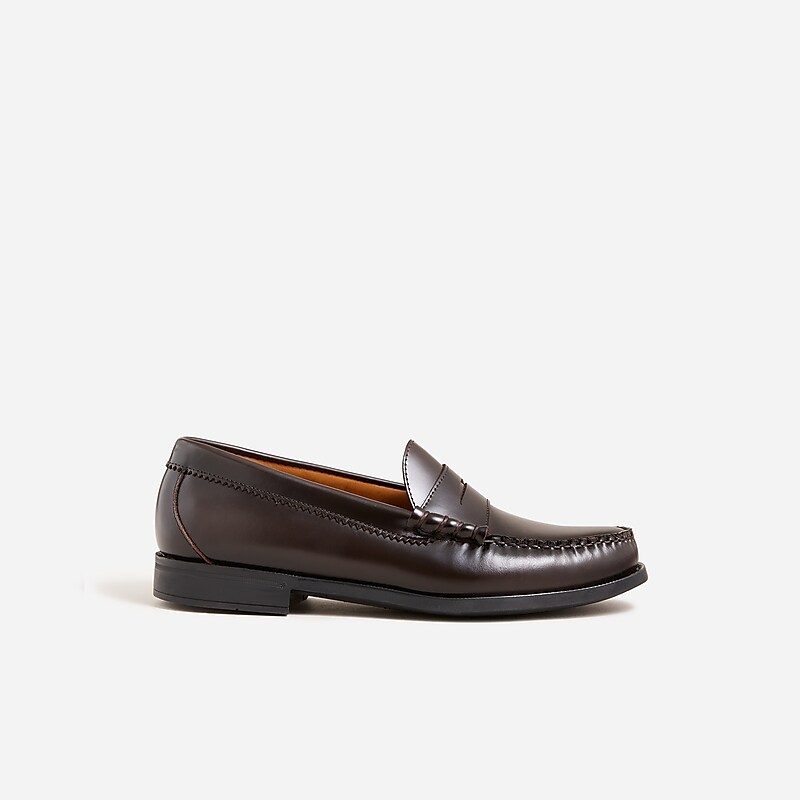 Dress Brown J.Crew Camden loafers in leather | J.Crew Factory | MUCWQ3160