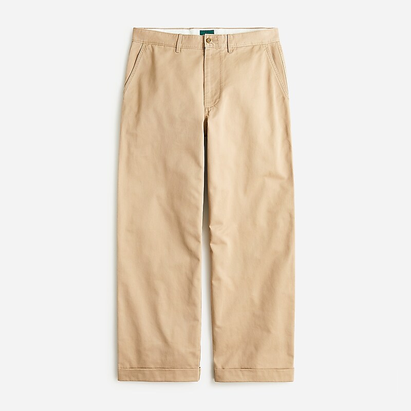 Dusty Khaki J.Crew Giant-fit chino pant | J.Crew Factory | YVFKR7865