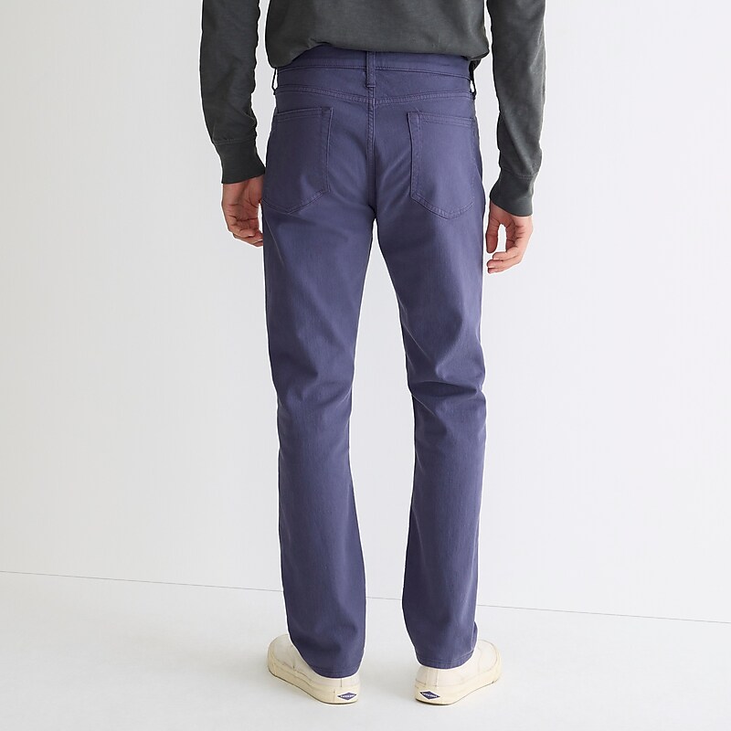 Dusty Navy J.Crew 484 Slim-fit garment-dyed five-pocket pant | J.Crew Factory | XGZWL8047