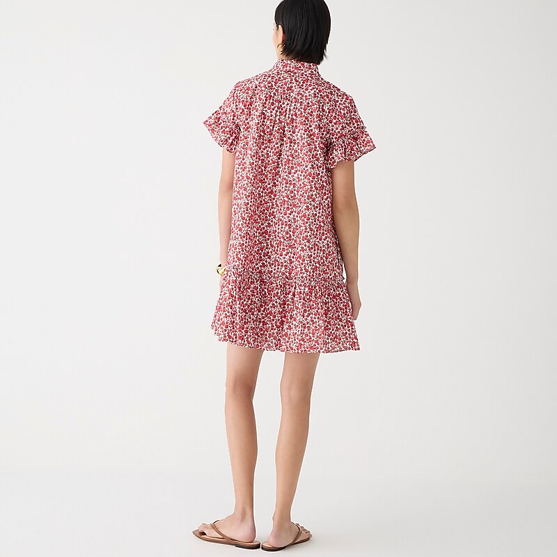 Elizas Red J.Crew Amelia shirtdress in Liberty® Eliza's Red fabric | J.Crew Factory | VJQPE2678