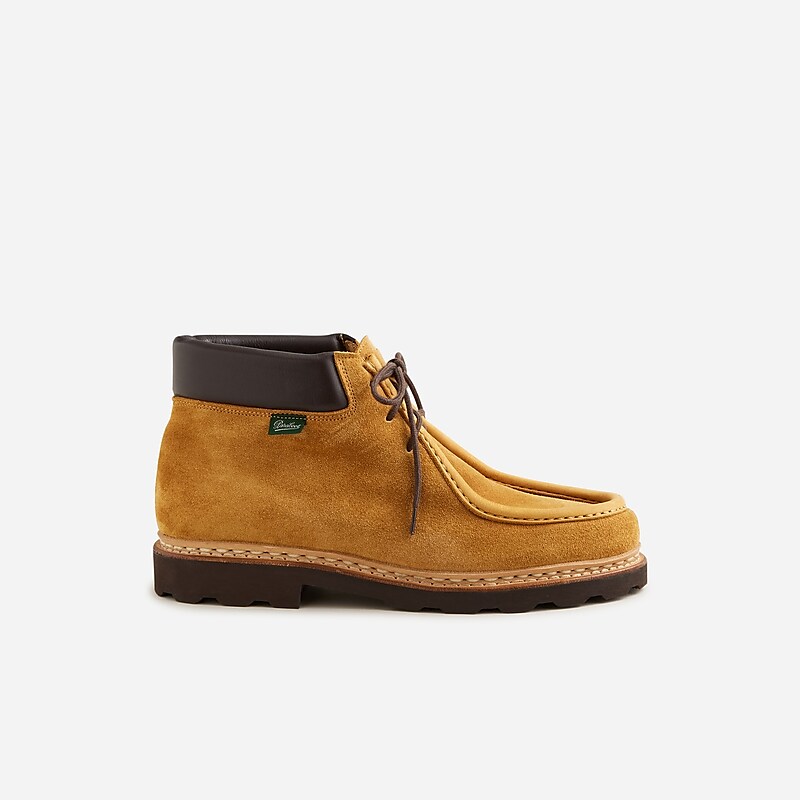 Faded Wheat J.Crew Paraboot X J.Crew Milly Marche derby boots in roughout suede | J.Crew Factory | NTEWZ4712