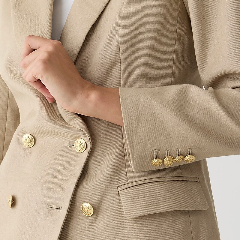 Flax J.Crew Greta blazer in stretch linen blend | J.Crew Factory | DKUFN3198