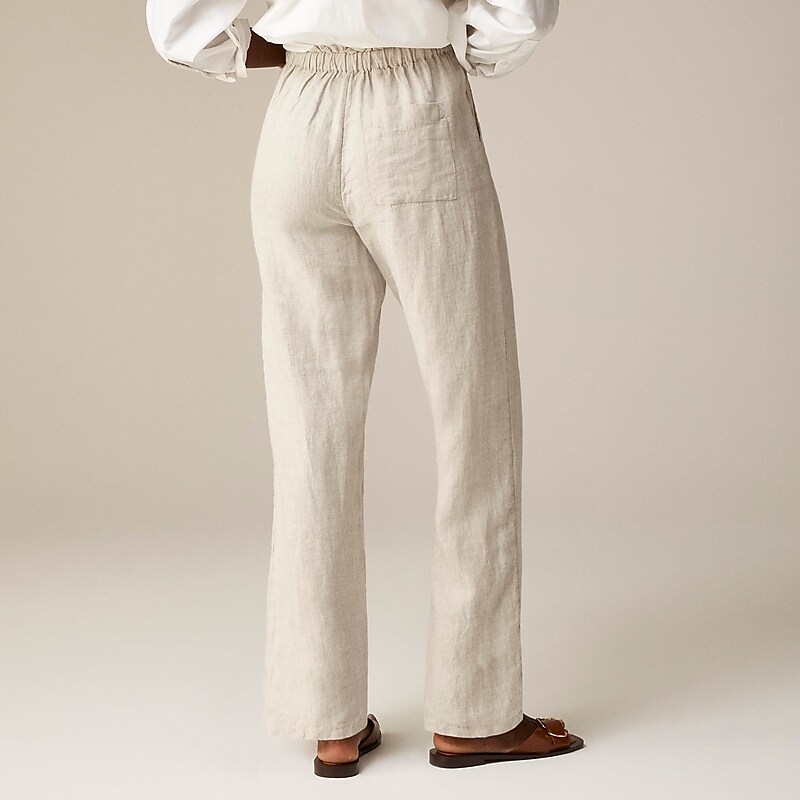 Flax J.Crew Soleil pant in linen | J.Crew Factory | ZSLCM8562