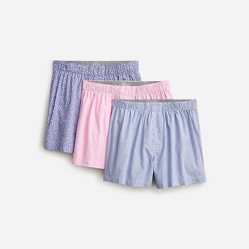 Floral Multi Pack Pink J.Crew Boxers three-pack | J.Crew Factory | EIURM9127