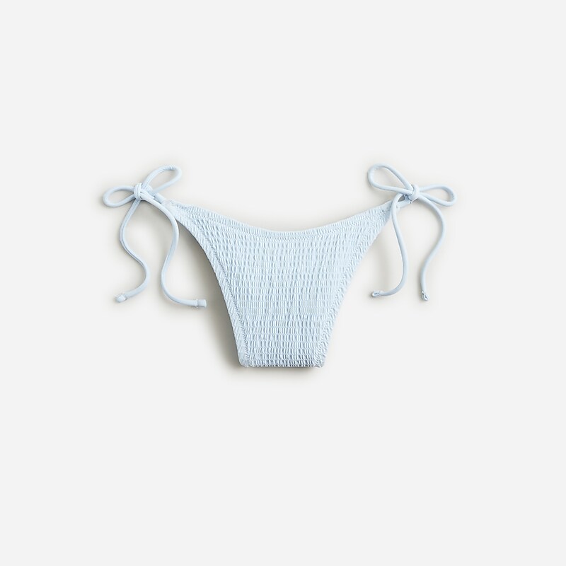 Fresh Air J.Crew Smocked string bikini bottom | J.Crew Factory | UAWNP7694