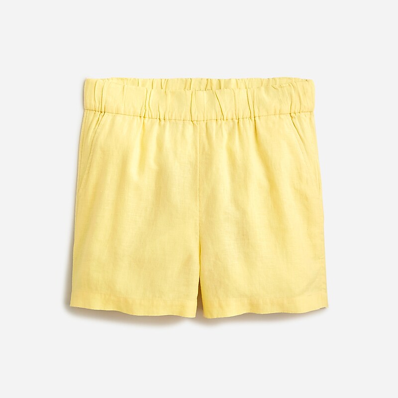 Fresh Lemon J.Crew Tropez short in striped linen | J.Crew Factory | CWUTZ1362