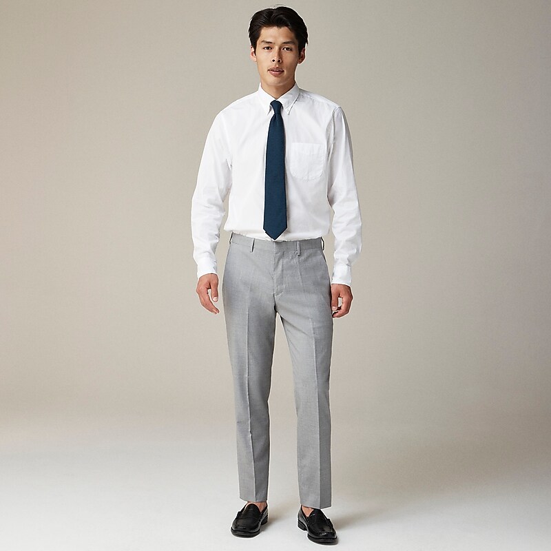 Geyser Grey J.Crew Ludlow Slim-fit suit pant in Italian wool | J.Crew Factory | JLWZB5246