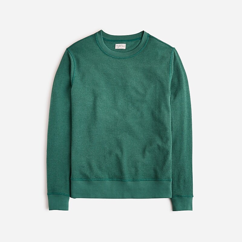 Graffiti Green Single D J.Crew Long-sleeve textured sweater-tee | J.Crew Factory | FGIEU7054