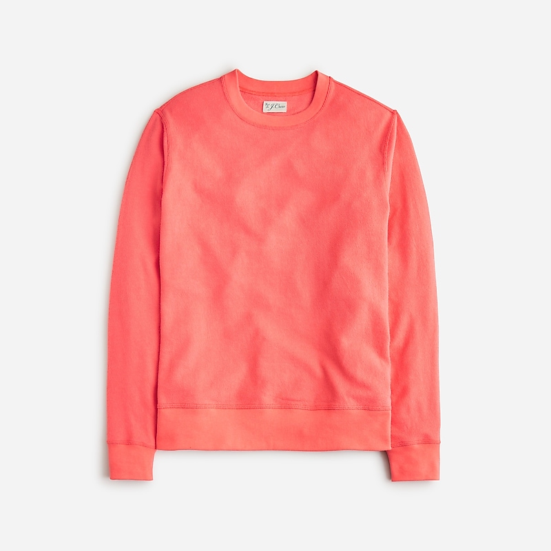 Grapefruit J.Crew Long-sleeve textured sweater-tee | J.Crew Factory | ZOQSC8159