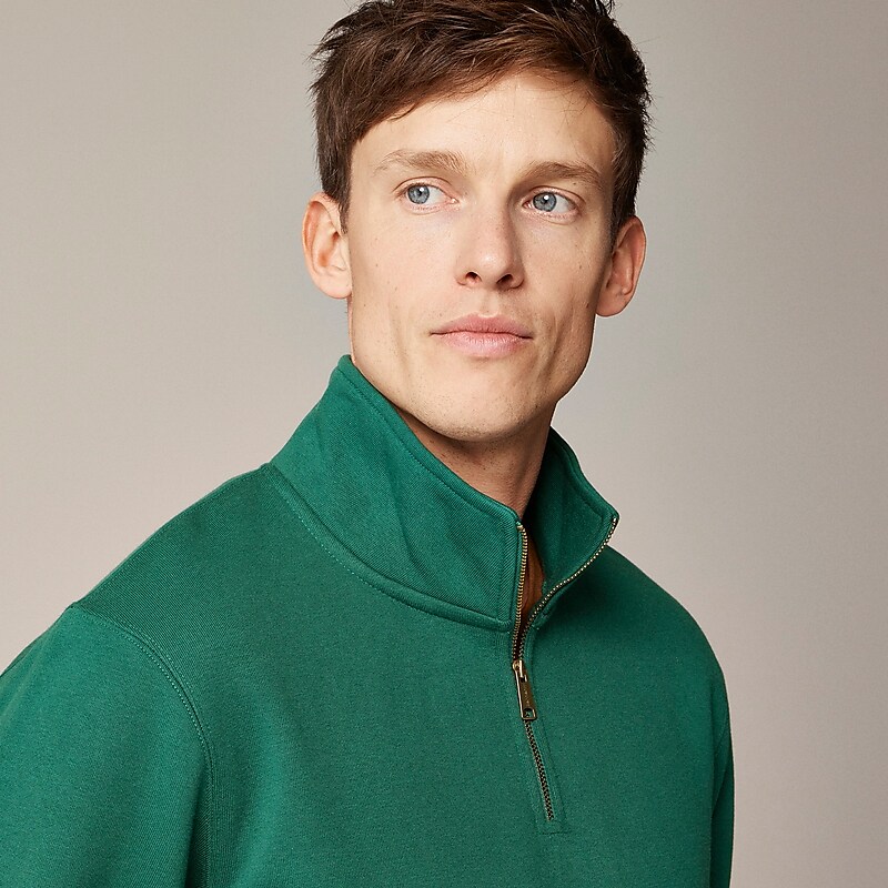 Green J.Crew Carhartt® Work in Progress Chase quarter-zip sweatshirt | J.Crew Factory | WURAZ0798