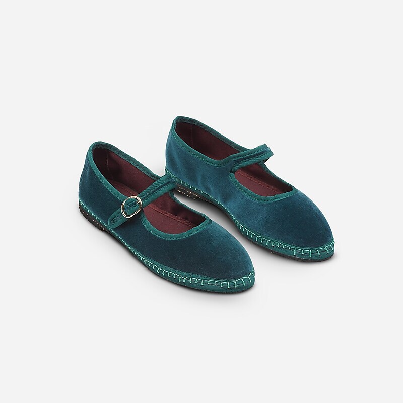 Green J.Crew Flabelus Antonia Mary Janes | J.Crew Factory | QWLTD3596