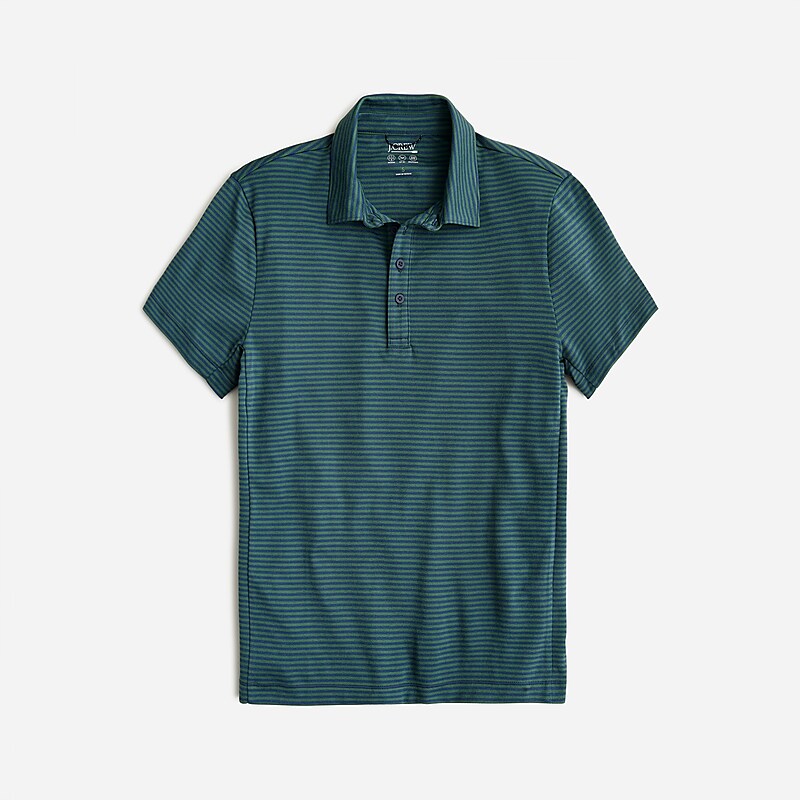 Green Pilot J.Crew Performance polo shirt with COOLMAX® | J.Crew Factory | WZCJK6207