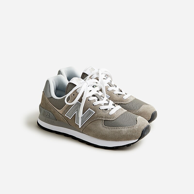 Grey/White J.Crew New Balance® 574 sneakers | J.Crew Factory | RXMAJ0214