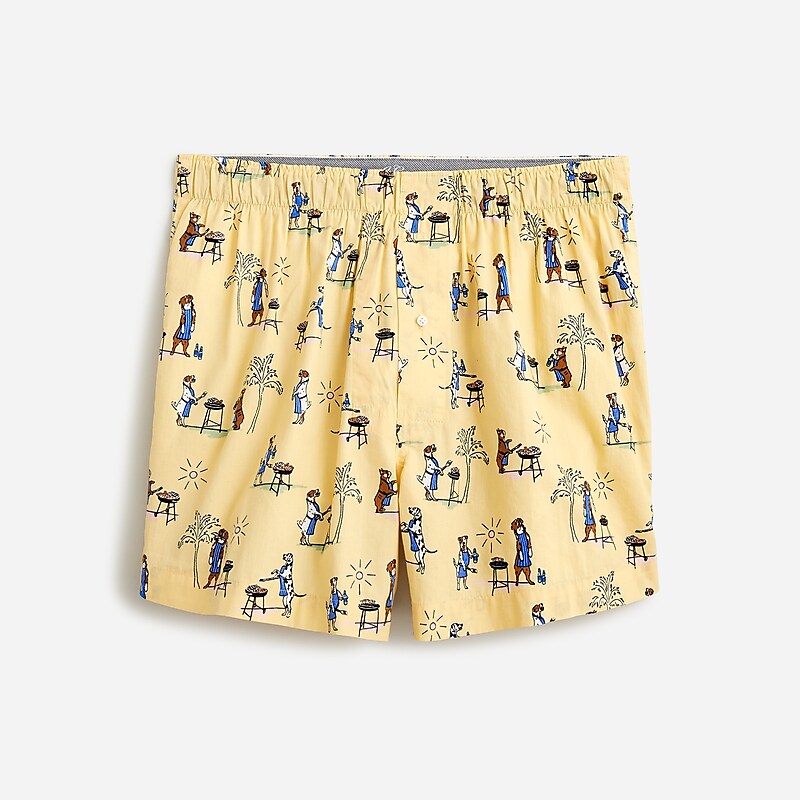 Grillmaster Pup Pale Ye J.Crew Printed boxers | J.Crew Factory | TILJD0821