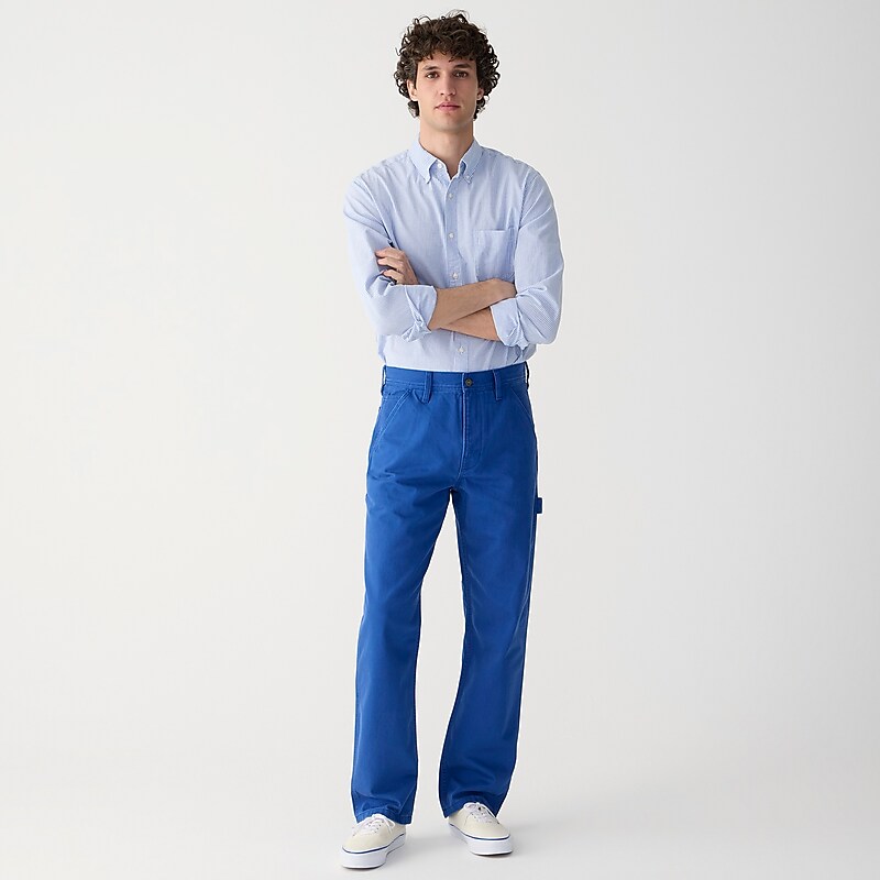 Gulf Blue J.Crew Carpenter pant in cotton twill | J.Crew Factory | NCLOT9162