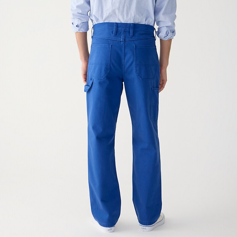 Gulf Blue J.Crew Carpenter pant in cotton twill | J.Crew Factory | NCLOT9162