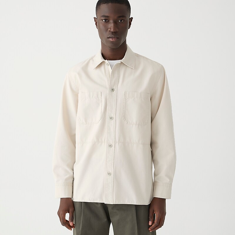 Hibiscus Dye J.Crew Norse Projects™ Ulrik smock-overshirt | J.Crew Factory | TBIUQ9147