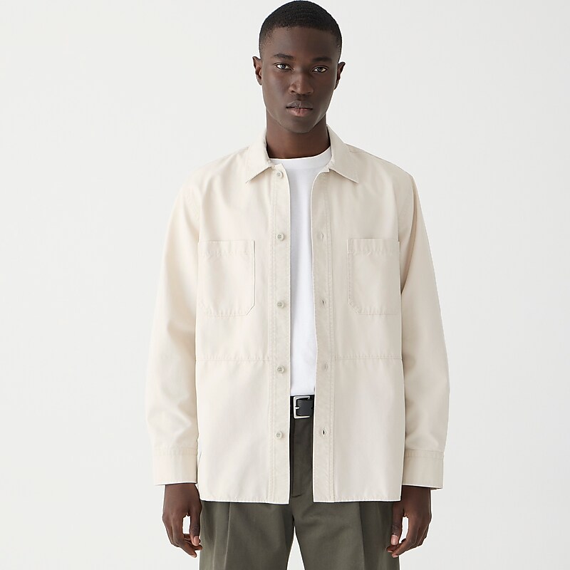 Hibiscus Dye J.Crew Norse Projects™ Ulrik smock-overshirt | J.Crew Factory | TBIUQ9147