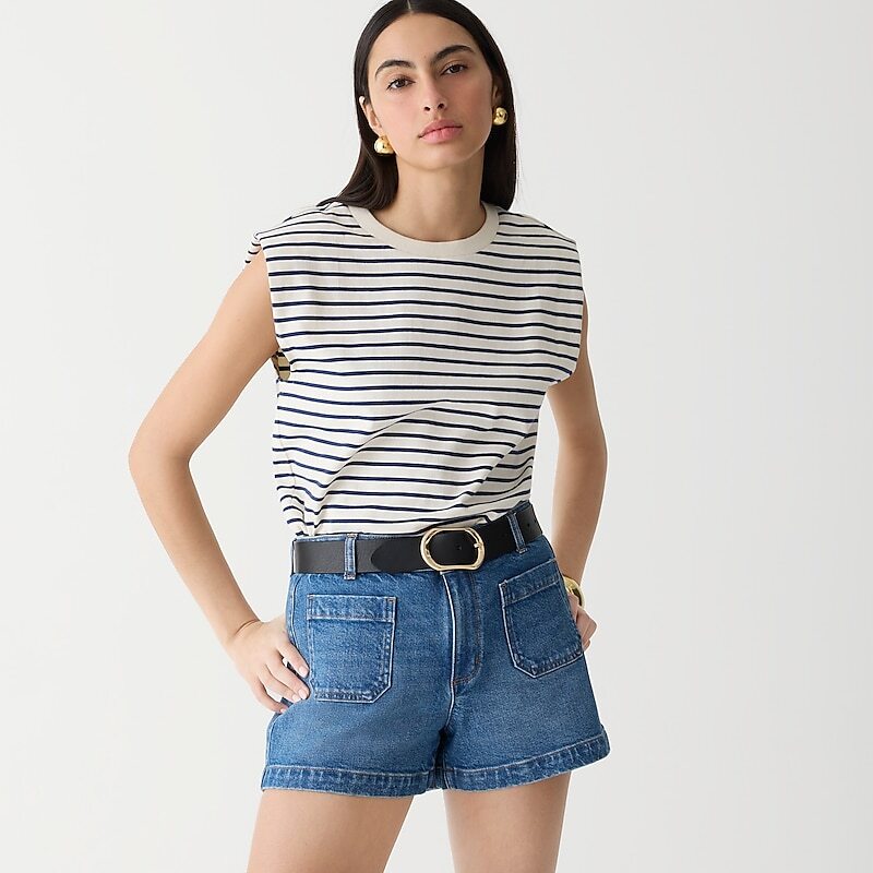 Hillside Wash J.Crew Patch-pocket denim short in Hillside wash | J.Crew Factory | PZTDV8257