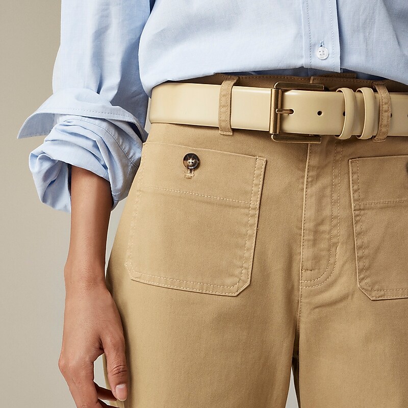 Honey Brown J.Crew Sailor slim wide-leg chino pant | J.Crew Factory | KJGXA1649