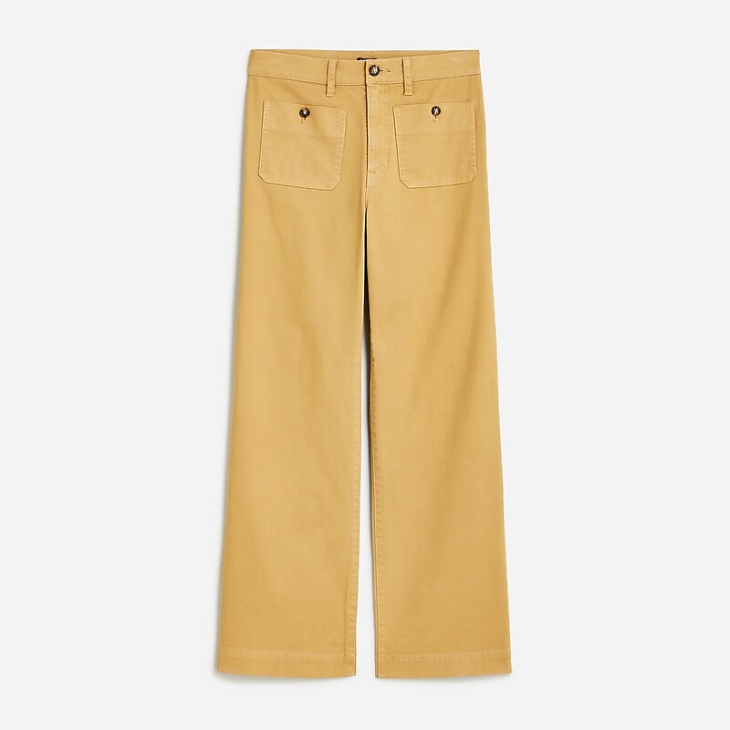 Honey Brown J.Crew Sailor slim wide-leg chino pant | J.Crew Factory | KJGXA1649