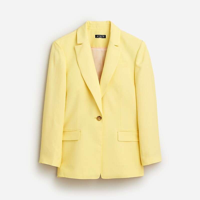 Honeycomb J.Crew Tuxedo blazer in drapey viscose | J.Crew Factory | HCMPZ1524