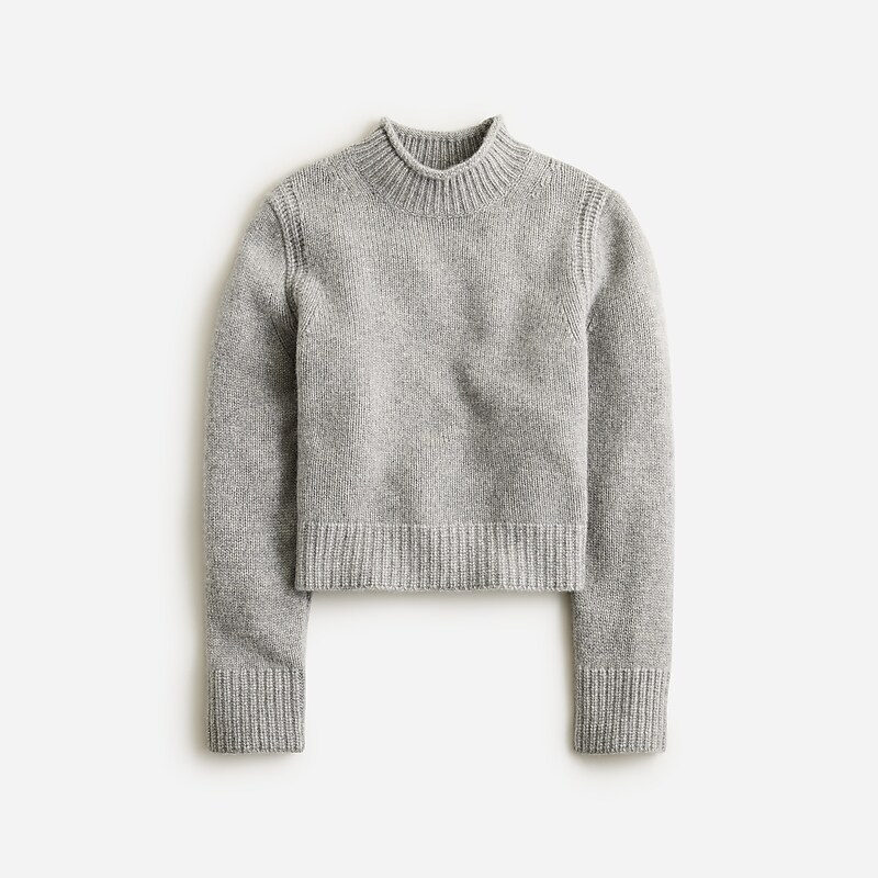 Hthr Ash J.Crew Cashmere Rollneck™ sweater | J.Crew Factory | NYFQJ2613