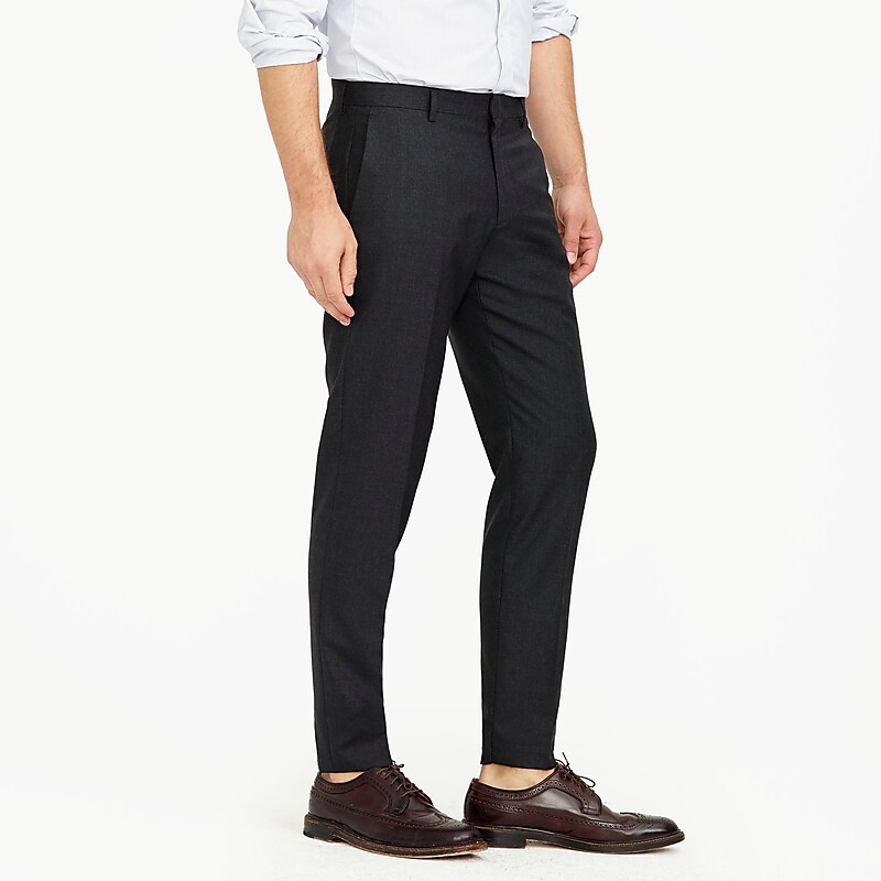 Hthr Charcoal J.Crew Ludlow Slim-fit suit pant in Italian wool | J.Crew Factory | HEIST3561