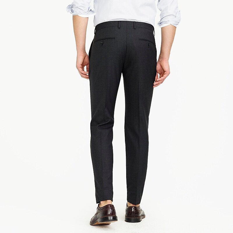 Hthr Charcoal J.Crew Ludlow Slim-fit suit pant in Italian wool | J.Crew Factory | HEIST3561