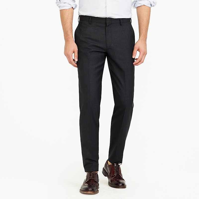 Hthr Charcoal J.Crew Ludlow Slim-fit suit pant in Italian wool | J.Crew Factory | HEIST3561