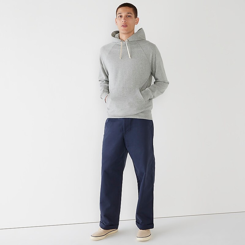 Hthr Chrome J.Crew Lightweight french terry hoodie | J.Crew Factory | TWMFN6579