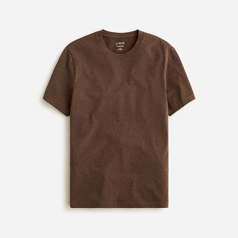 Hthr Dark Coffee J.Crew Sueded cotton T-shirt | J.Crew Factory | IAJVS4317