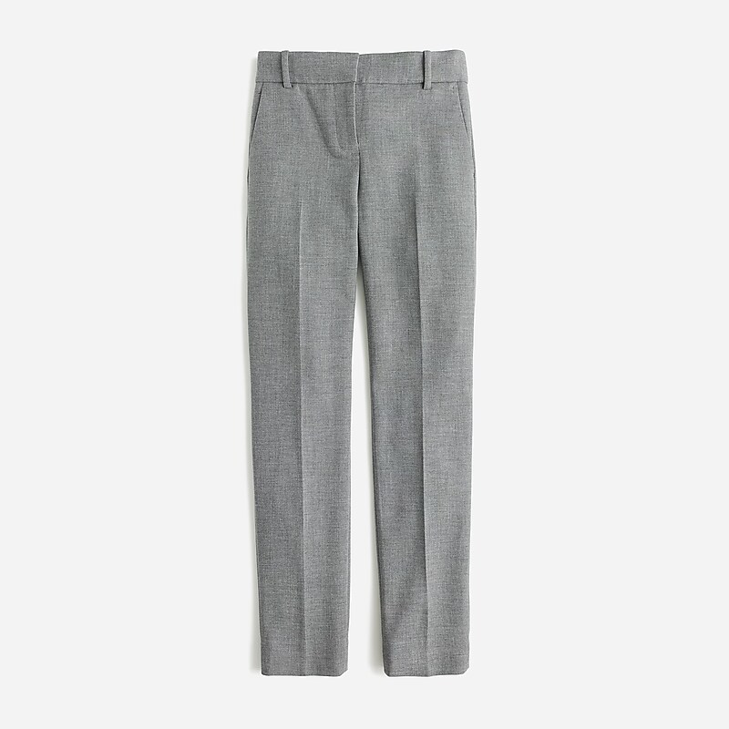 Hthr Graphite J.Crew Cameron slim cropped pant in four-season stretch | J.Crew Factory | FYUCO2816