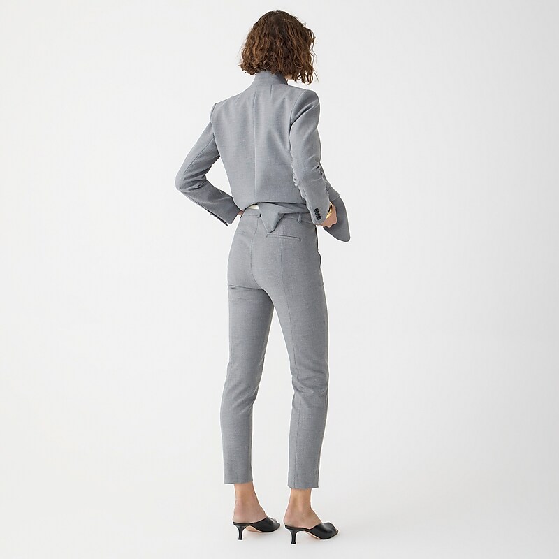 Hthr Graphite J.Crew High-rise Cameron pant in four-season stretch | J.Crew Factory | PNEXT7890