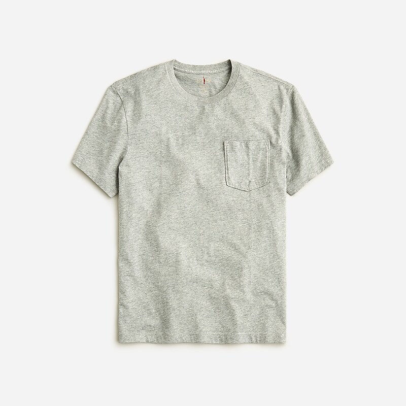 Hthr Grey J.Crew Broken-in pocket T-shirt | J.Crew Factory | LEJMN2987