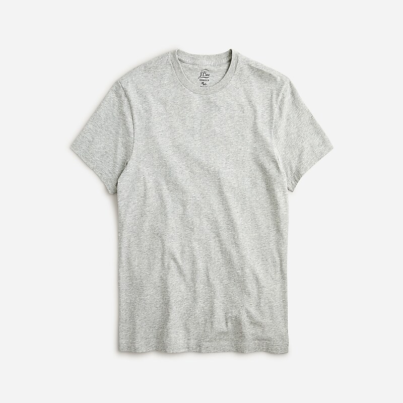 Hthr Grey J.Crew Broken-in short-sleeve T-shirt | J.Crew Factory | WMXVU6213