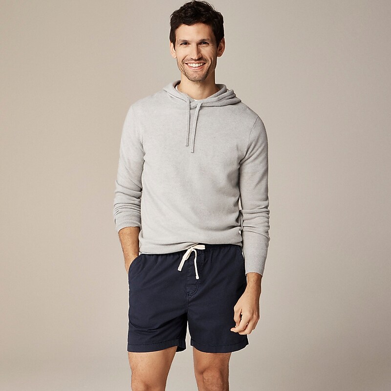 Hthr Grey J.Crew Cashmere hoodie | J.Crew Factory | AHMYS9067