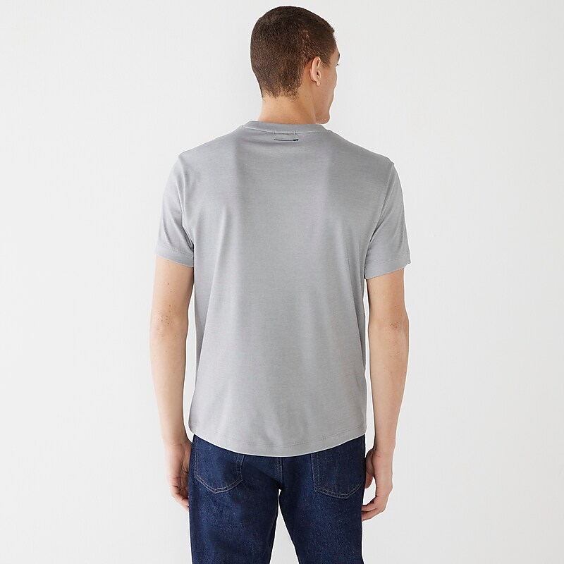 Hthr Grey J.Crew Performance T-shirt with COOLMAX® technology | J.Crew Factory | LUNAK7856