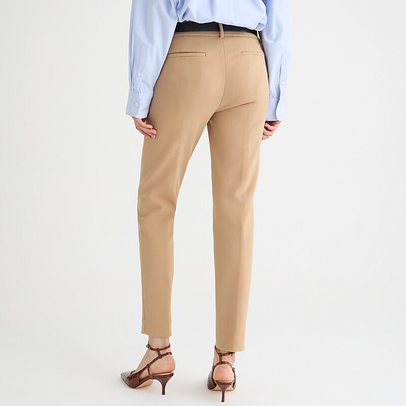 Hthr Saddle J.Crew Cameron slim cropped pant in four-season stretch | J.Crew Factory | QLJAV2734