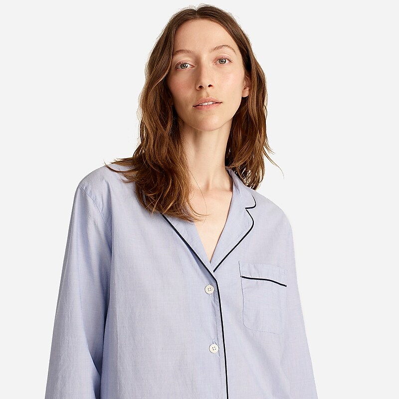 Hydrangea J.Crew End-on-end cotton nightshirt | J.Crew Factory | HDLCJ9308