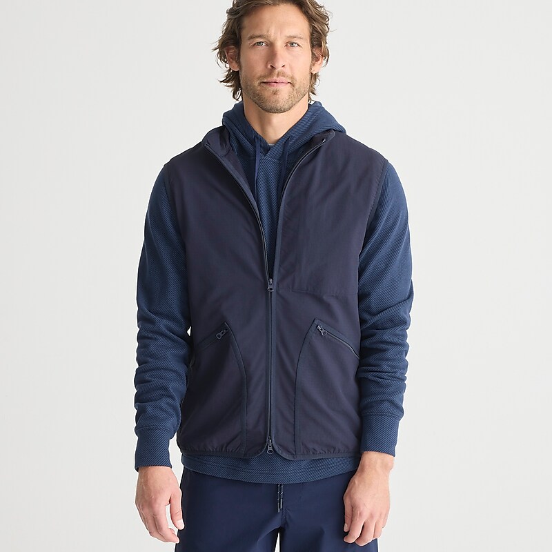 Indigo J.Crew Stretch tech vest | J.Crew Factory | MDUNC6813