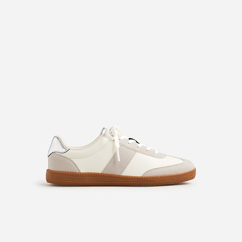 Ivory Metallic Multi J.Crew field sneakers | J.Crew Factory | LVZKB1426