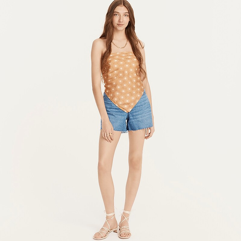 Juniper Wash J.Crew High-rise denim short | J.Crew Factory | QXWPJ6183