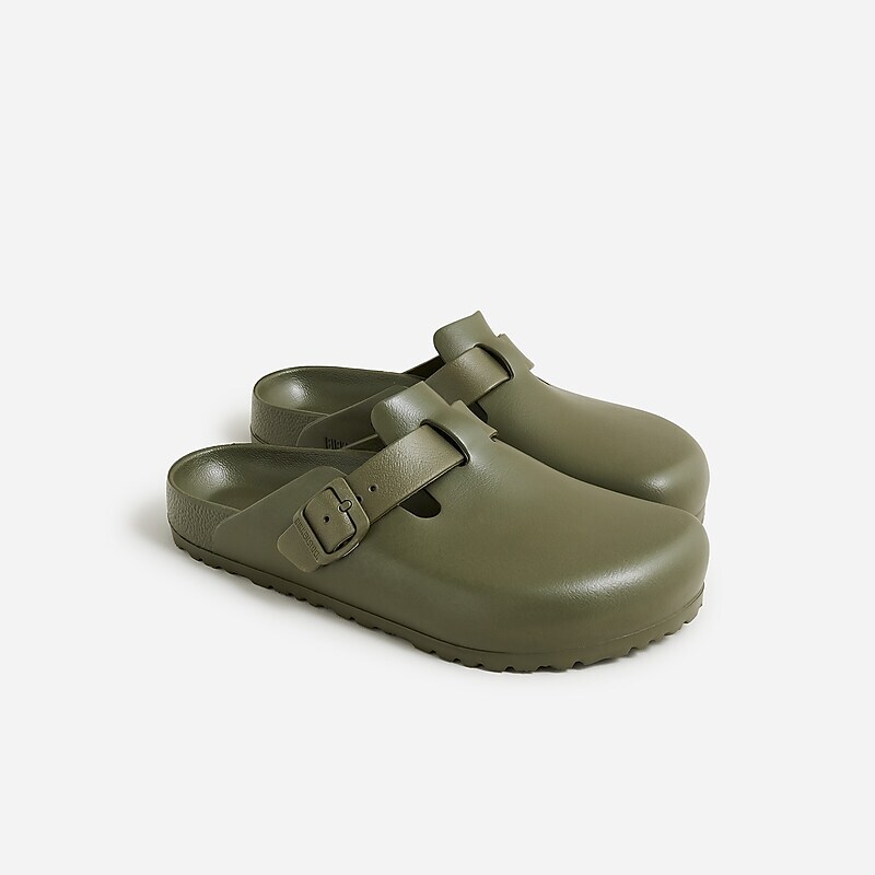 Khaki Eva J.Crew Birkenstock® Boston EVA sandals | J.Crew Factory | DLOZT3619