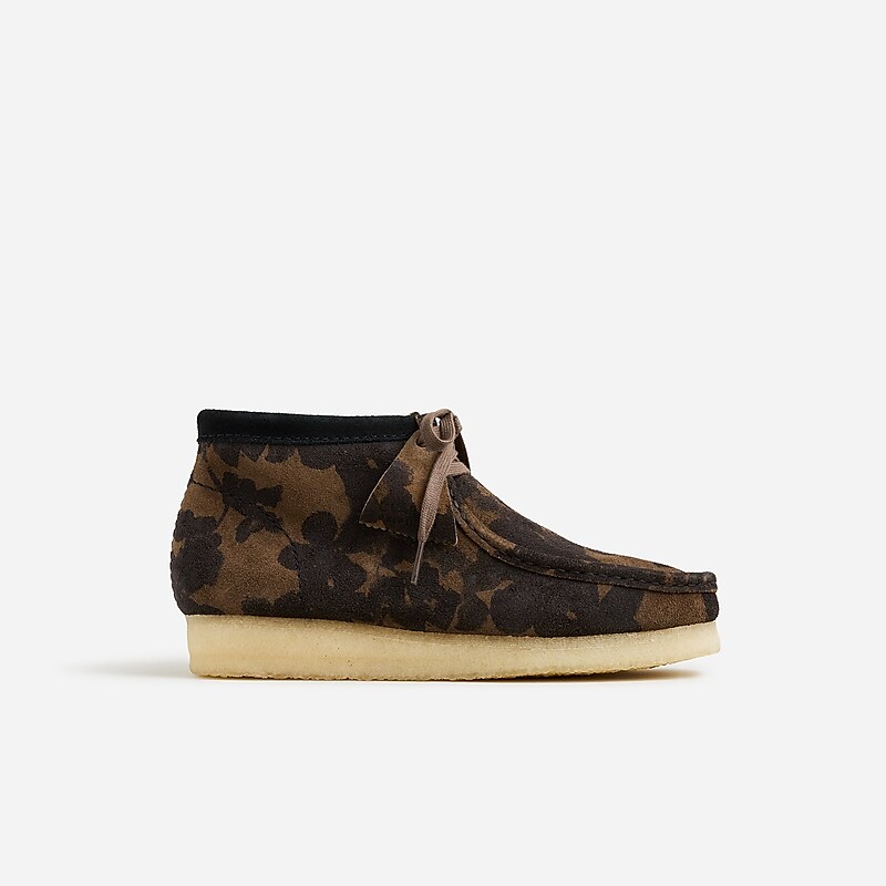 Khaki Floral J.Crew Clarks® Originals Wallabee® boots in suede | J.Crew Factory | RVGXU7295