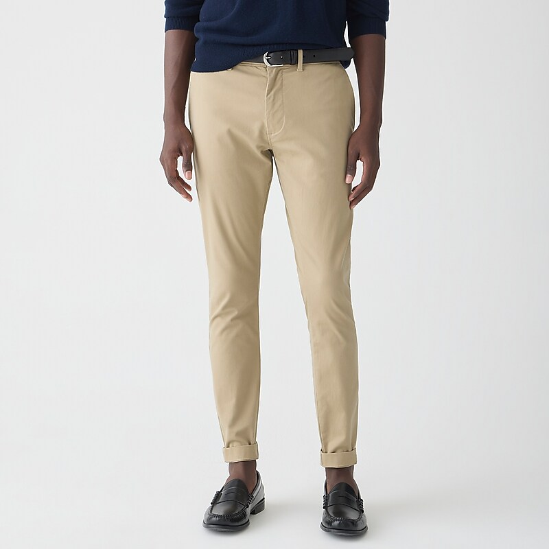 Khaki J.Crew 250 skinny-fit pant in stretch chino | J.Crew Factory | MDERF1920