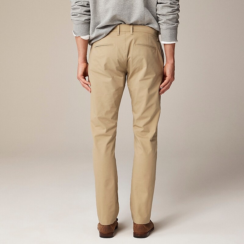 Khaki J.Crew 484 Slim-fit tech pant | J.Crew Factory | LIKNH2736