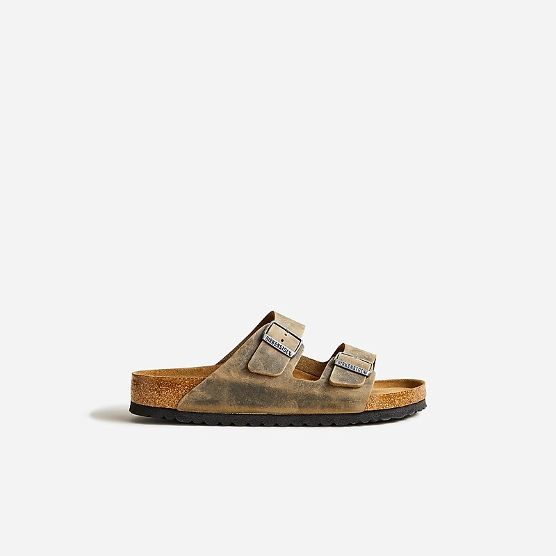 Khaki J.Crew Birkenstock® Arizona soft-footbed sandals | J.Crew Factory | GELFS5013