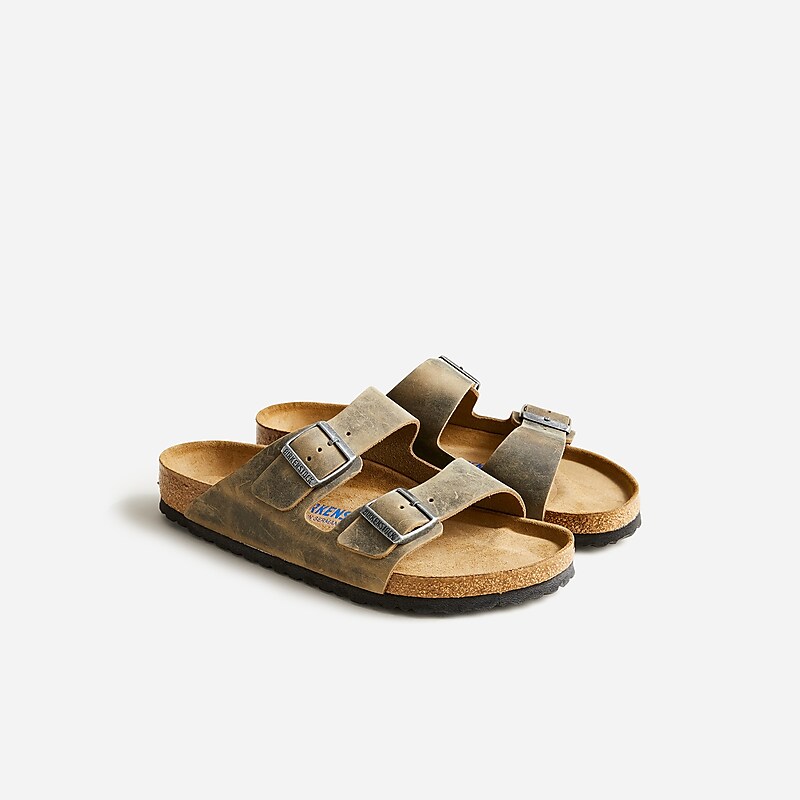 Khaki J.Crew Birkenstock® Arizona soft-footbed sandals | J.Crew Factory | GELFS5013